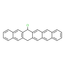ChemSpider 2D Image | 6-Chloro-6,15-dihydrohexacene | C26H17Cl