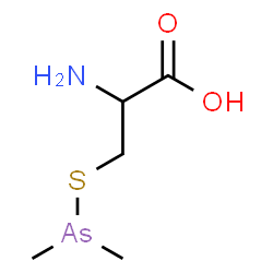 ChemSpider 2D Image | S-(Dimethylarsino)cysteine | C5H12AsNO2S