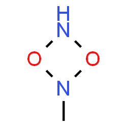 ChemSpider 2D Image | 2-Methyl-1,3,2,4-dioxadiazetidine | CH4N2O2