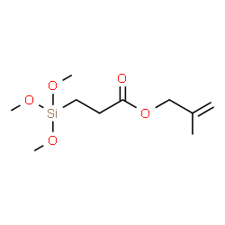 ChemSpider 2D Image | 2-Methyl-2-propen-1-yl 3-(trimethoxysilyl)propanoate | C10H20O5Si