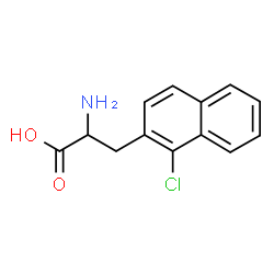ChemSpider 2D Image | 3-(1-Chloro-2-naphthyl)alanine | C13H12ClNO2