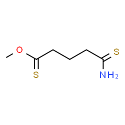 ChemSpider 2D Image | O-Methyl 5-amino-5-thioxopentanethioate | C6H11NOS2