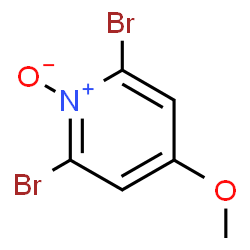 ChemSpider 2D Image | 2,6-Dibromo-4-methoxypyridine 1-oxide | C6H5Br2NO2
