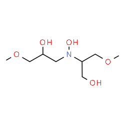 ChemSpider 2D Image | 2-[Hydroxy(2-hydroxy-3-methoxypropyl)amino]-3-methoxy-1-propanol | C8H19NO5