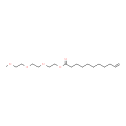 ChemSpider 2D Image | 2-[2-(2-Methoxyethoxy)ethoxy]ethyl 10-undecenoate | C18H34O5