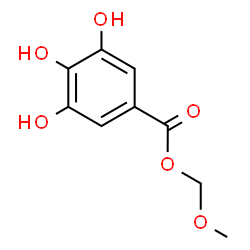 ChemSpider 2D Image | Methoxymethyl 3,4,5-trihydroxybenzoate | C9H10O6