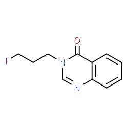 ChemSpider 2D Image | 3-(3-Iodopropyl)-4(3H)-quinazolinone | C11H11IN2O