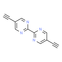 ChemSpider 2D Image | 5,5'-Diethynyl-2,2'-bipyrimidine | C12H6N4