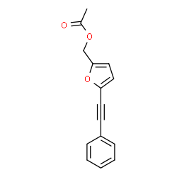 ChemSpider 2D Image | [5-(Phenylethynyl)-2-furyl]methyl acetate | C15H12O3