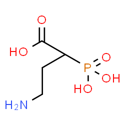 ChemSpider 2D Image | 4-Amino-2-phosphonobutanoic acid | C4H10NO5P