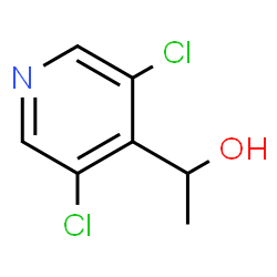 ChemSpider 2D Image | 1-(3,5-Dichloro-4-pyridyl)ethanol | C7H7Cl2NO