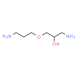 ChemSpider 2D Image | 1-Amino-3-(3-aminopropoxy)-2-propanol | C6H16N2O2