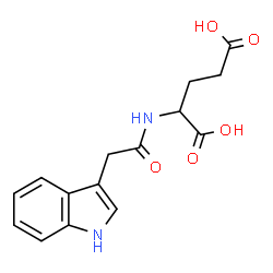 ChemSpider 2D Image | INDOLEACETYL GLUTAMIC ACID | C15H16N2O5