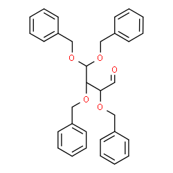 ChemSpider 2D Image | 2,3,4,4-Tetrakis(benzyloxy)butanal | C32H32O5