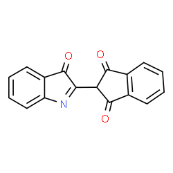 ChemSpider 2D Image | 2-(3-Oxo-3H-indol-2-yl)-1H-indene-1,3(2H)-dione | C17H9NO3