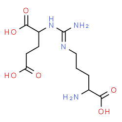 ChemSpider 2D Image | N-[N'-(4-Amino-4-carboxybutyl)carbamimidoyl]glutamic acid | C11H20N4O6