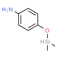 ChemSpider 2D Image | 4-[(Dimethylsilyl)oxy]aniline | C8H13NOSi