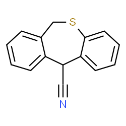 ChemSpider 2D Image | 6,11-Dihydrodibenzo[b,e]thiepine-11-carbonitrile | C15H11NS