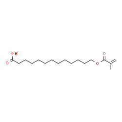 ChemSpider 2D Image | 13-(Methacryloyloxy)tridecanoic acid | C17H30O4