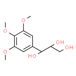 ChemSpider 2D Image | 1-(3,4,5-Trimethoxyphenyl)-1,2,3-propanetriol | C12H18O6