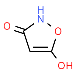 ChemSpider 2D Image | 5-Hydroxy-1,2-oxazol-3(2H)-one | C3H3NO3
