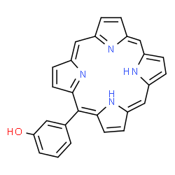 ChemSpider 2D Image | 3-(5-Porphyrinyl)phenol | C26H18N4O