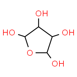 ChemSpider 2D Image | Tetrahydro-2,3,4,5-furantetrol | C4H8O5