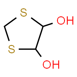 ChemSpider 2D Image | 1,3-Dithiolane-4,5-diol | C3H6O2S2