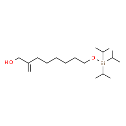 ChemSpider 2D Image | 2-Methylene-8-[(triisopropylsilyl)oxy]-1-octanol | C18H38O2Si