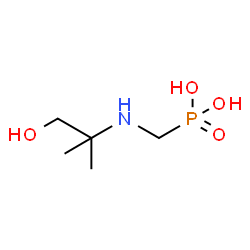 ChemSpider 2D Image | {[(1-Hydroxy-2-methyl-2-propanyl)amino]methyl}phosphonic acid | C5H14NO4P