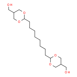 ChemSpider 2D Image | (1,8-Octanediyldi-1,3-dioxane-2,5-diyl)dimethanol | C18H34O6