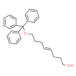 ChemSpider 2D Image | (4E)-8-(Trityloxy)-4-octen-1-ol | C27H30O2