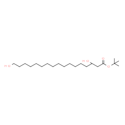 ChemSpider 2D Image | 2-Methyl-2-propanyl 3,17-dihydroxyheptadecanoate | C21H42O4
