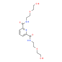 ChemSpider 2D Image | N,N'-Bis[2-(2-hydroxyethoxy)ethyl]-2,6-pyridinedicarboxamide | C15H23N3O6