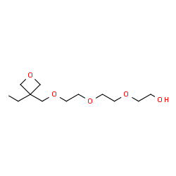 ChemSpider 2D Image | 2-(2-{2-[(3-Ethyl-3-oxetanyl)methoxy]ethoxy}ethoxy)ethanol | C12H24O5