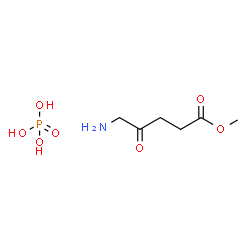ChemSpider 2D Image | Methyl 5-amino-4-oxopentanoate phosphate (1:1) | C6H14NO7P