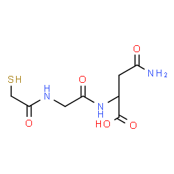 ChemSpider 2D Image | N-(Sulfanylacetyl)glycylasparagine | C8H13N3O5S