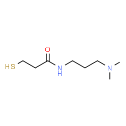 ChemSpider 2D Image | N-[3-(Dimethylamino)propyl]-3-sulfanylpropanamide | C8H18N2OS