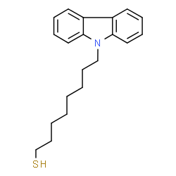 ChemSpider 2D Image | 8-(9H-Carbazol-9-yl)-1-octanethiol | C20H25NS