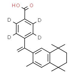 ChemSpider 2D Image | BEXAROTENE-D4 | C24H24D4O2