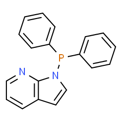 ChemSpider 2D Image | 1-(Diphenylphosphino)-1H-pyrrolo[2,3-b]pyridine | C19H15N2P
