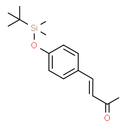 ChemSpider 2D Image | (3E)-4-(4-{[Dimethyl(2-methyl-2-propanyl)silyl]oxy}phenyl)-3-buten-2-one | C16H24O2Si