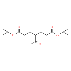 ChemSpider 2D Image | Bis(2-methyl-2-propanyl) 4-acetylheptanedioate | C17H30O5
