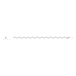ChemSpider 2D Image | (1E)-1-Hexacosen-1-ol - acetic acid (1:1) | C28H56O3