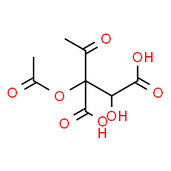 ChemSpider 2D Image | 3-O-Acetyl-3-C-carboxy-5-deoxypent-4-ulosonic acid | C8H10O8