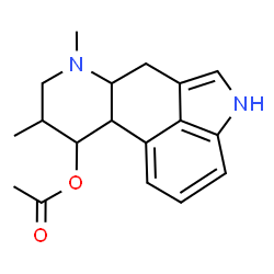 ChemSpider 2D Image | 6,8-Dimethylergolin-9-yl acetate | C18H22N2O2
