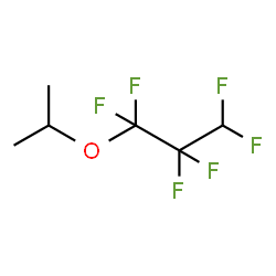 ChemSpider 2D Image | 1,1,2,2,3,3-Hexafluoro-1-isopropoxypropane | C6H8F6O