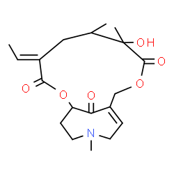 ChemSpider 2D Image | (4E,11Z)-4-Ethylidene-7-hydroxy-6,7,14-trimethyl-2,9-dioxa-14-azabicyclo[9.5.1]heptadec-11-ene-3,8,17-trione | C19H27NO6