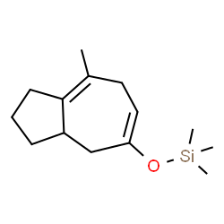 ChemSpider 2D Image | Trimethyl[(8-methyl-1,2,3,3a,4,7-hexahydro-5-azulenyl)oxy]silane | C14H24OSi