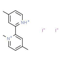 ChemSpider 2D Image | 1,4,4'-Trimethyl-2,2'-bipyridinium diiodide | C13H16I2N2